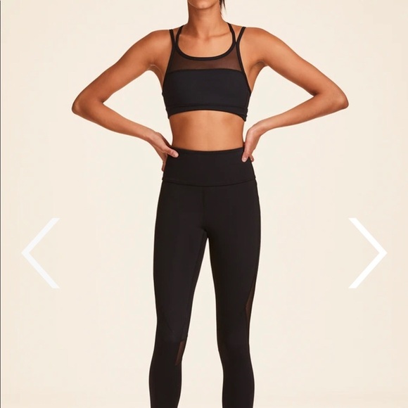 NWT Alala Aurora Sports Bra in Black - Picture 5 of 11